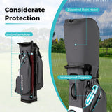 Tangkula Golf Cart Bag with 14-Way Divider Top