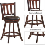 Tangkula 3-Piece Counter-Height Dining Table and Chairs