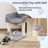 Tangkula Small Cat Tree for Indoor Cats for Play Rest