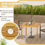 Square Outdoor Dining Table - Tangkula