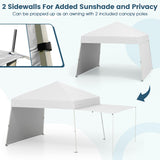 Tangkula 9.2x14 Ft Pop up Canopy with Sidewalls