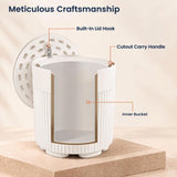 Tangkula Outdoor Cooler Side Table | 3-in-1 Ice Bucket Holds 25 Beverage Cans