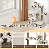 Tangkula 30 Inch Small Cat Tree with Jute Scratching Post