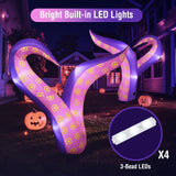 Tangkula 6.5 Ft Halloween Inflatable Tentacles, Blow up Octopus Legs