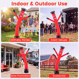 Tangkula 7 FT Inflatable Puppet Tube Man with Blower