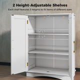 Tangkula Bathroom Floor Storage Cabinet for Living Room
