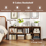 Tangkula 8-Cube Bookcase