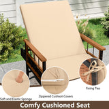 Tangkula Lounge Chair Outdoor with Soft Cushions for Outside