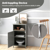 Tangkula Bathroom Floor Storage Cabinet