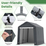 Tangkula 6x6.5/8x6.5Ft Portable Shed
