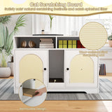 Tangkula Double Litter Box Enclosure(43 Inch )