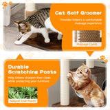 Tangkula Tall Cat Tree, 69-Inch Modern Cat Tower with Sisal Rope Scratching Posts
