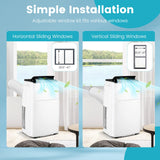 Smart Portable Air Conditioner & Heater 13000 BTU, 4-in-1 Stand up AC Unit