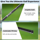 9 Pieces Men's Complete Golf Club Set Right Handed - Tangkula