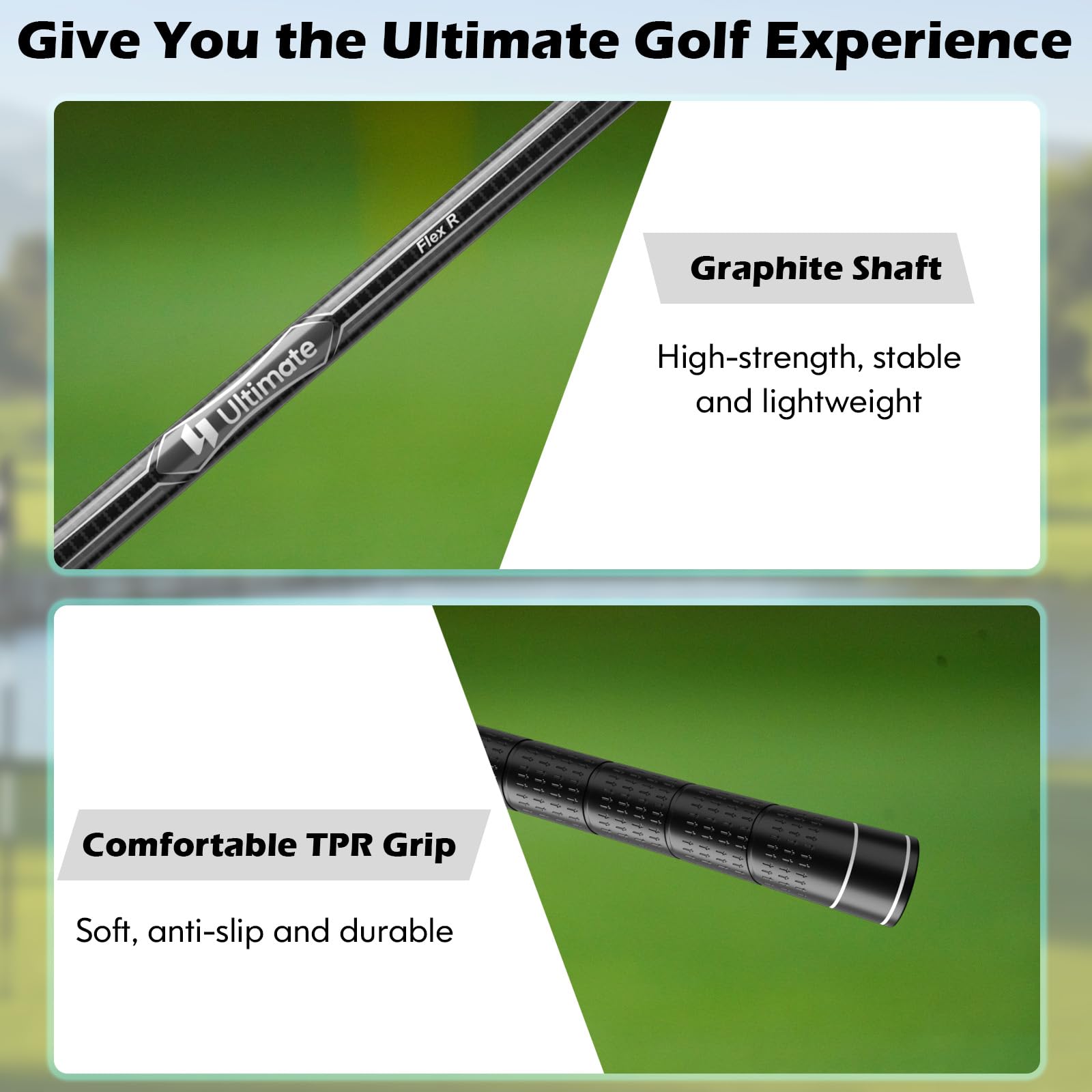 9 Pieces Men's Complete Golf Club Set Right Handed - Tangkula