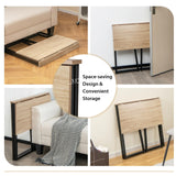 Tangkula Folding Computer Desk, 31” Foldable Drop Leaf Laptop Desk, Writing Desk Study Desk for Small Space