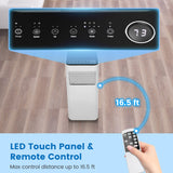 10000 BTU Portable Air Conditioner, with Fan & Dehumidifier Mode, Quiet AC Unit with Sleep Mode