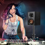 Tangkula Adjustable Universal Speaker Stands, Studio Monitor Stands Pair w/Stable Triangular Base