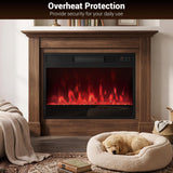 Tangkula Electric Fireplace Heater Insert