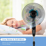 Tangkula 16 Inch Pedestal Fan, Adjustable Height, 3 Speed