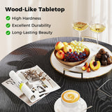 Tangkula Round Patio Dining Table for Outside