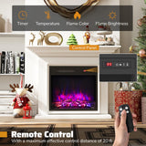 Tangkula 18" Electric Fireplace Insert