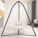 Tangkula Tripod Hammock Chair Stand, Heavy-Duty Metal Hammock Swing Stand for Hanging Chair