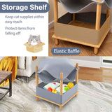 Tangkula Elevated Cat Hammock Bed