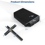 Tangkula 165 Lbs HDPE Offset Umbrella Stand with Crossbar