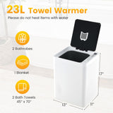 Tangkula Towel Warmer, Luxury Towel Warmer Bucket with Auto Shut Off