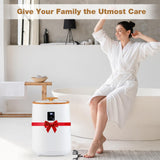 Tangkula 18 L Large Blanket Towel Warmer with LED Display for Bathroom