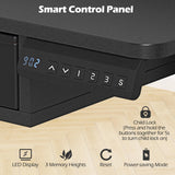 Tangkula Electric Standing Desk w/Drawers