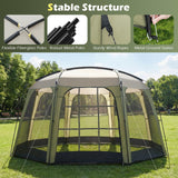 Tangkula 12.5' x 11.7' Screen House Tent