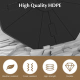 Tangkula 4-Piece Patio Umbrella Base