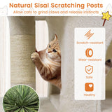 Tangkula Small Cat Tree 25.5 Inch Cat Tower with 2 Large Cat Condos