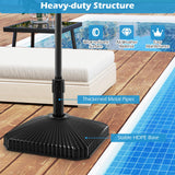 Tangkula hell Shaped Patio Umbrella Base