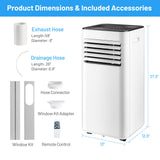 Portable Air Conditioner, 10000BTU 4-in-1 Air Conditioner Cooling for Room