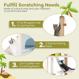 Tangkula 71 Inch Tall Cat Tree