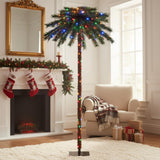 Tangkula Christmas Lighted Palm Tree