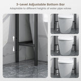 Tangkula Over The Toilet Storage Rack, 3-Tier Above Toilet Bathroom Shelf