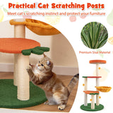 Tangkula Fruit Cat Tree Chic Vegetable Cat Tree for Indoor Cats