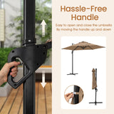 Tangkula 9 FT Cantilever Patio Umbrella