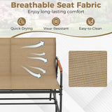 Tangkula 2/3-Person Outdoor Glider Bench