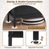 Tangkula Industrial TV Stand for TVs up to 65”