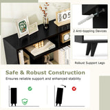 Tangkula  3 Tier Modern Freestanding Open Bookcase