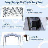 Tangkula UPF50+ Portable Outdoor Tent with Wheeled Bag