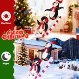 Tangkula Lighted Christmas Decoration Penguins