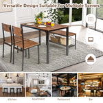 4-Piece Dining Table Set - Tangkula