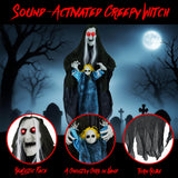 Tangkula 6.1 Ft Hanging Halloween Animatronic Decoration