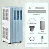 Portable Air Conditioner for Room up to 350 Sq. Ft, 10000 BTU 3-in-1 AC Unit for Bedroom w Dehumidifier/Fan/Cool/Sleep Mode